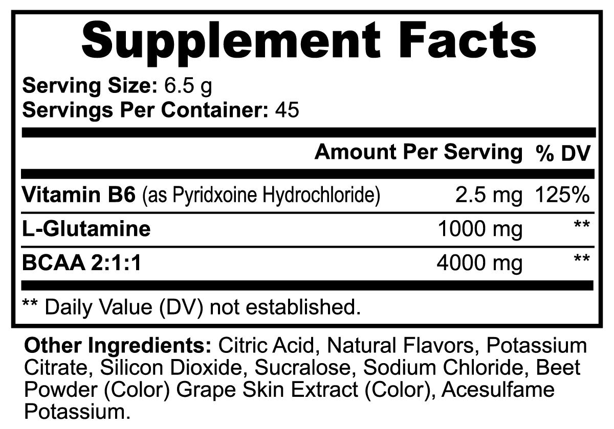 BCAA Workout Powder (Honeydew/Watermelon)